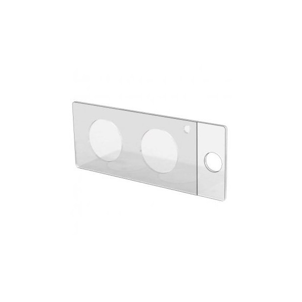 Chambered Coverslips, 2 Wells, 1.0mm, 20/pk, 20PK